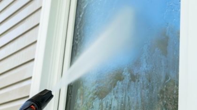 Pressure Washing Windows Photo